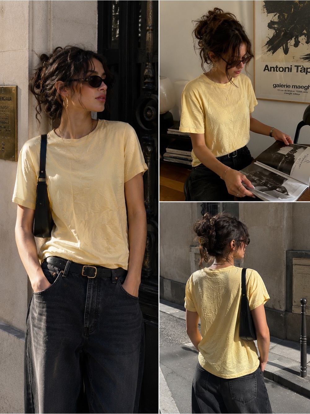 Balenciaga Silk Vintage Butter Yellow Blouse